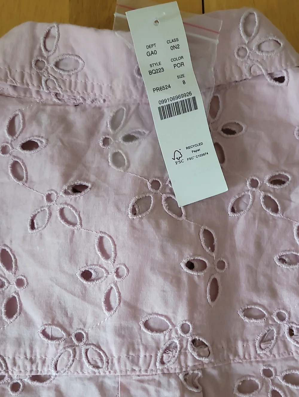 J.Crew Spring Garden Puff-Sleeve Eyelet Button-Down Blouse